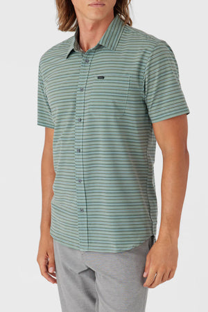 O'Neill TRVLR UPF Stripe Standard Shirt | Sage