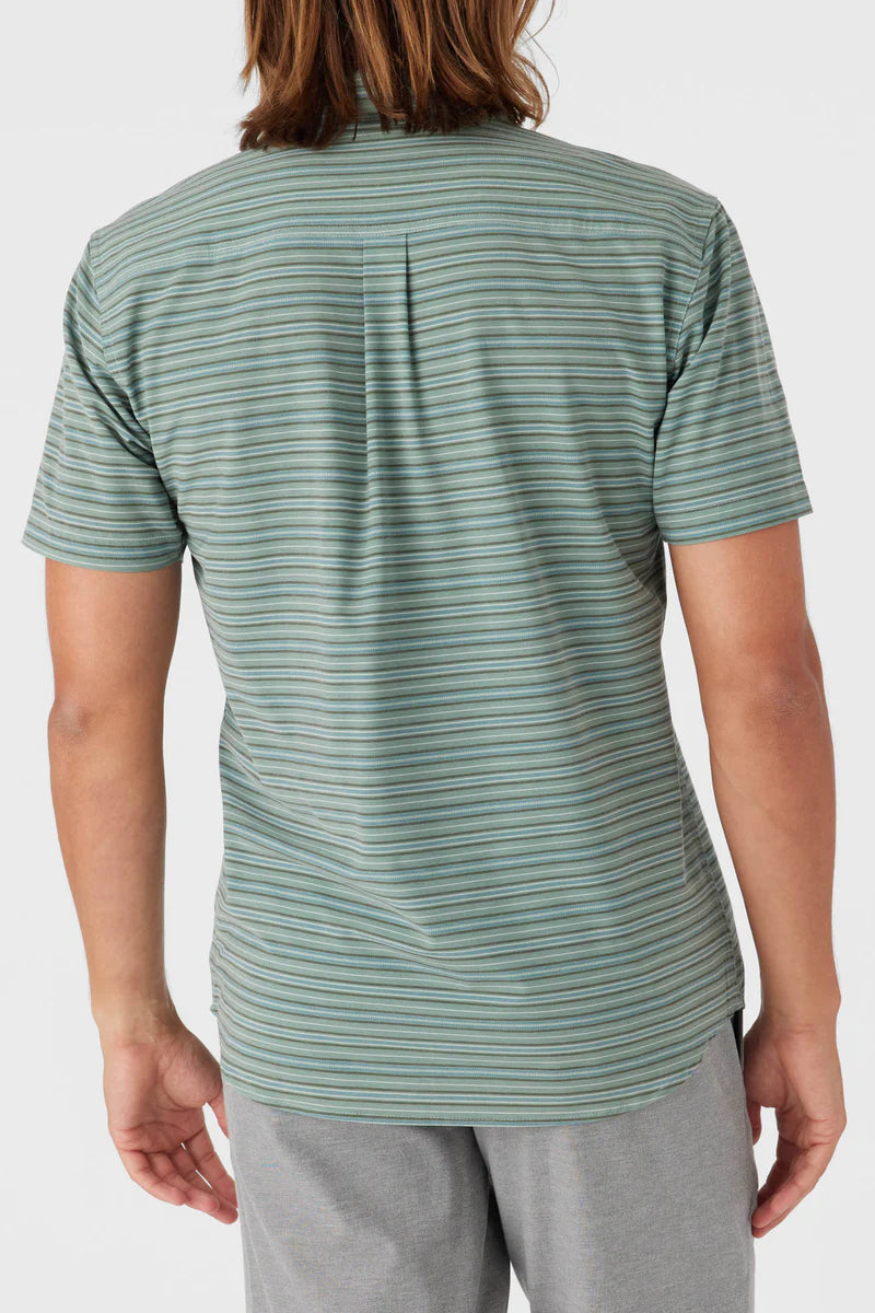 O'Neill TRVLR UPF Stripe Standard Shirt | Sage