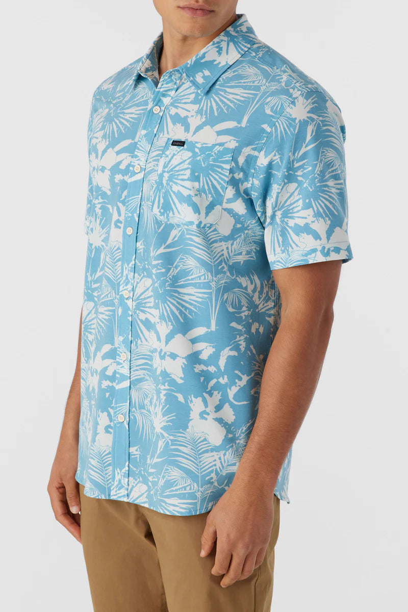 O'Neill TRVLR UPF Traverse Relaxed Fit Shirt | Blue Fade