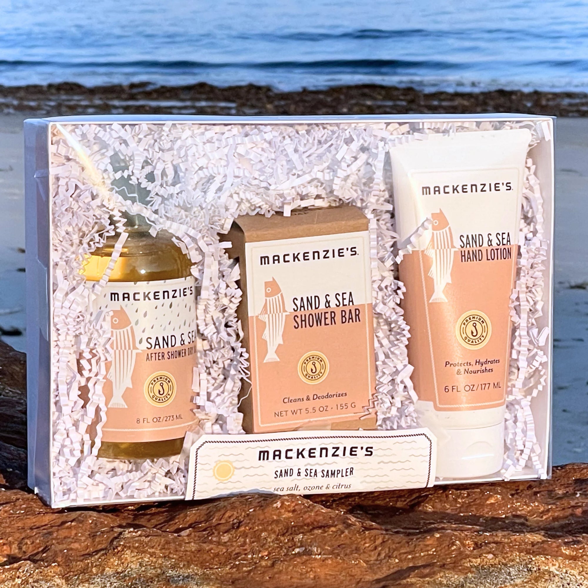 Mackenzie's Fisherman Sand & Sea Sampler Gift Set