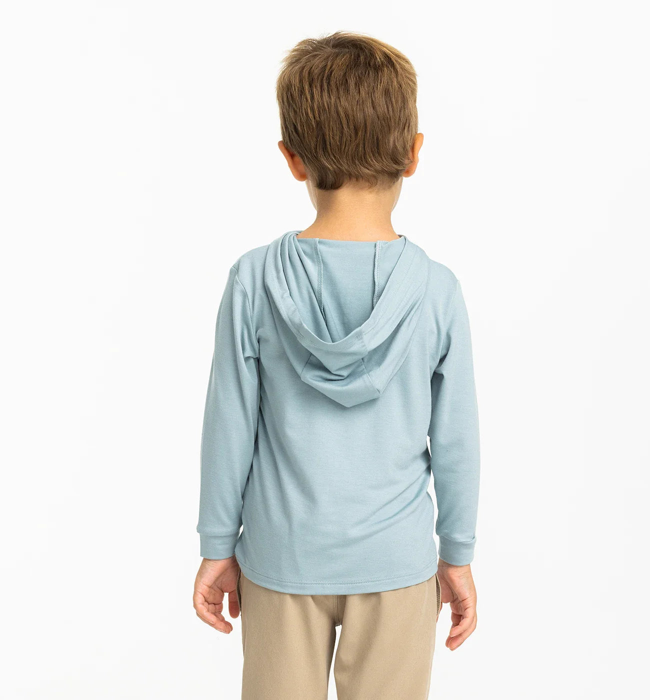 Free Fly Toddler Bamboo Shade Hoodie | Ocean Mist