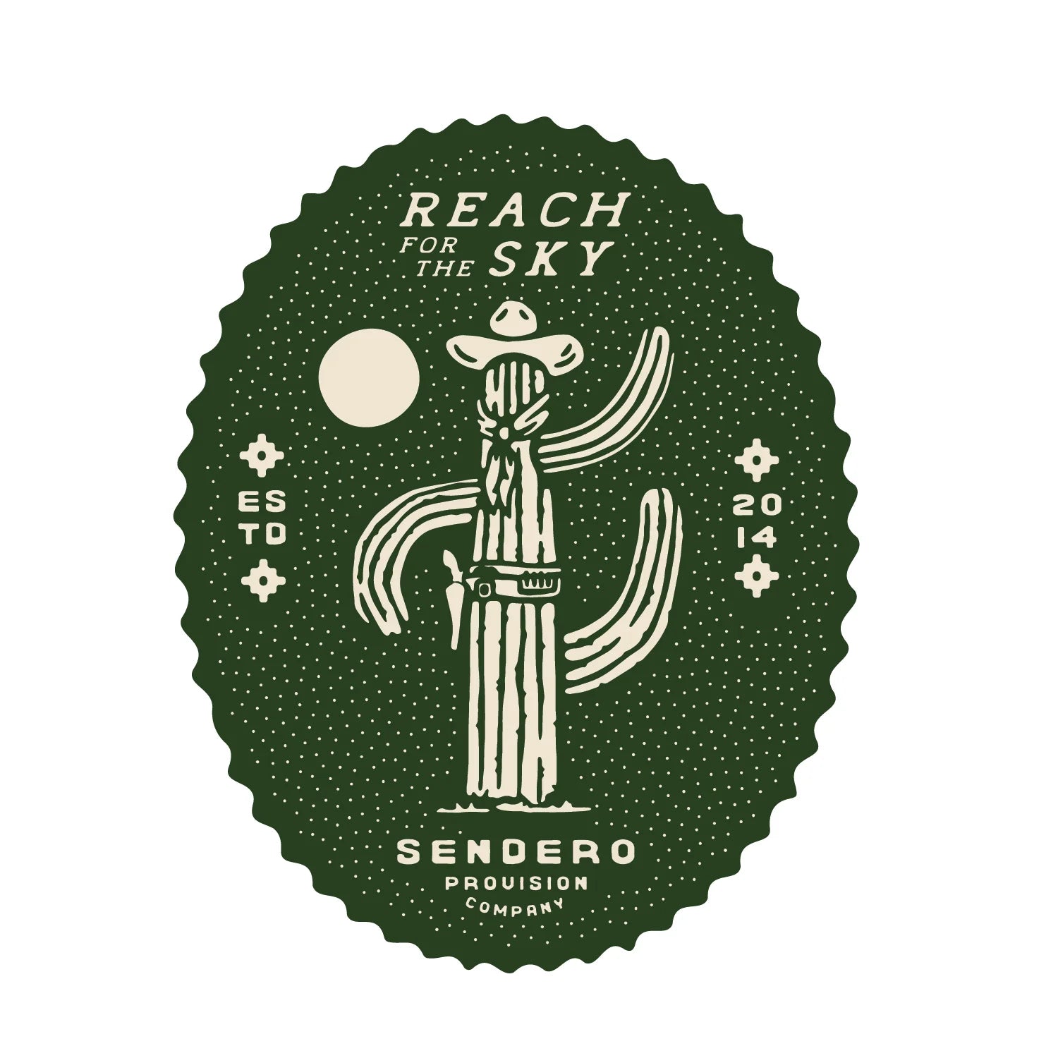 Sendero Provisions Reach for the Sky Sticker
