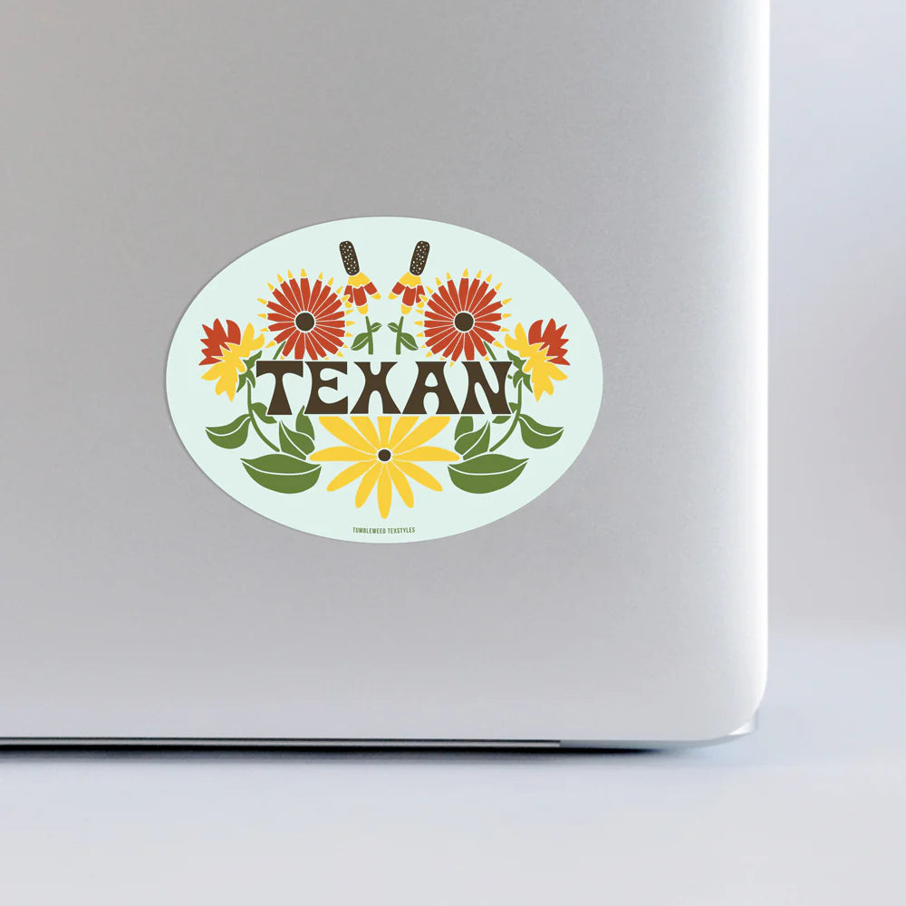 Texan Wildflower Sticker