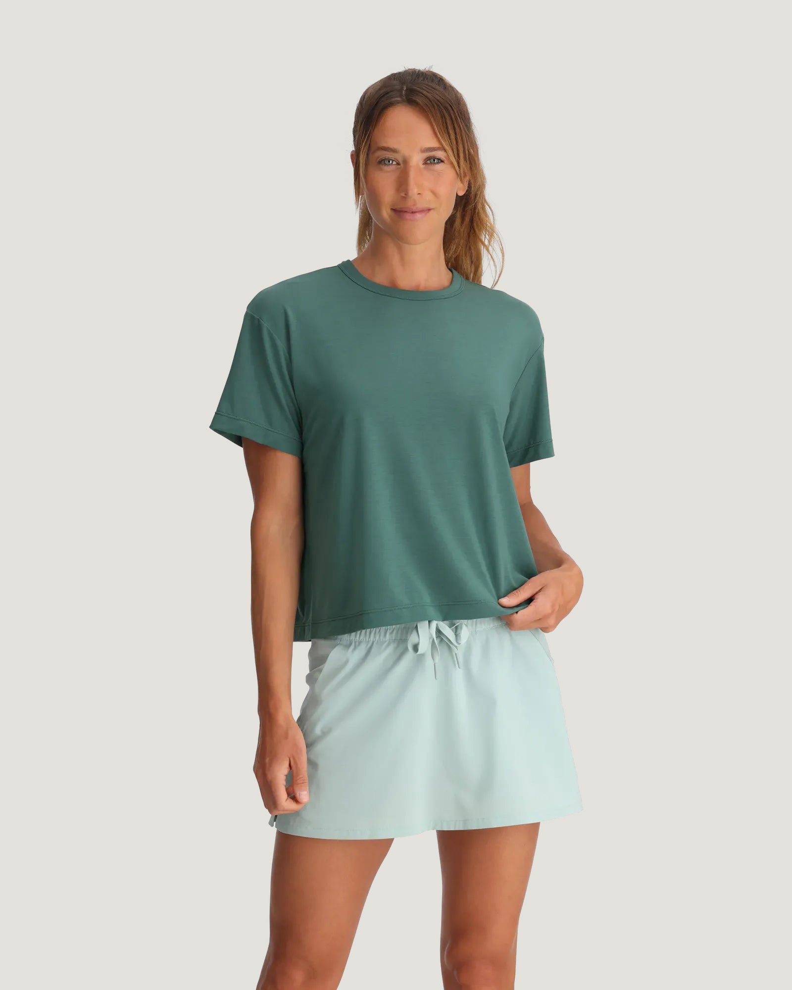 Free Fly Women's Elevate Lightweight Tee | Sea Pine