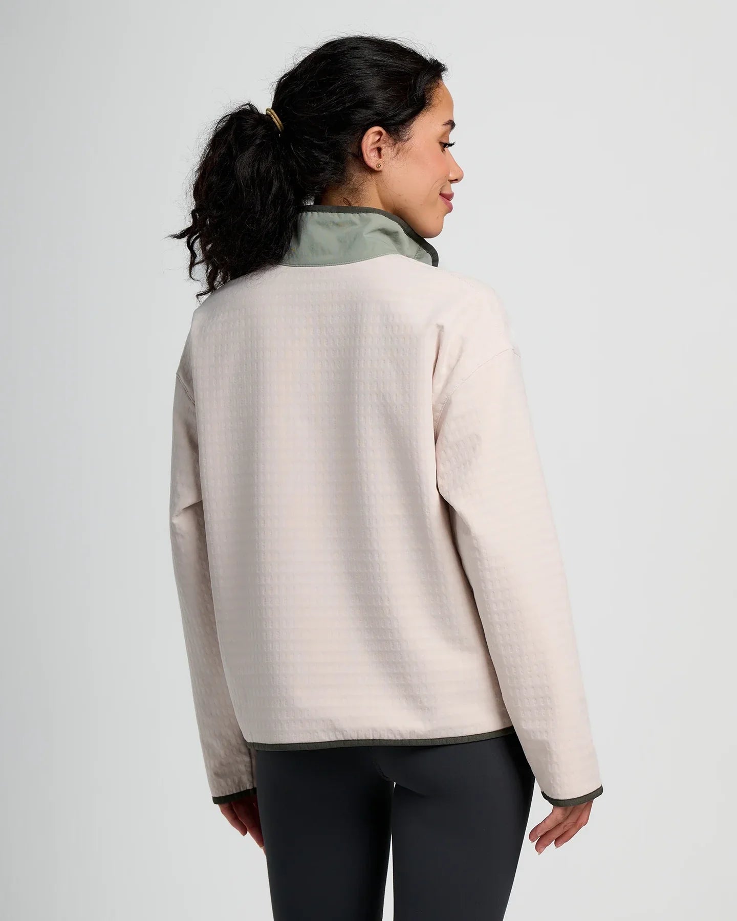 Free Fly Women's Gridback Fleece Snap Pullover | Forest