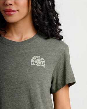 Free Fly Women's Poppy Tee | Heather Dark Forest
