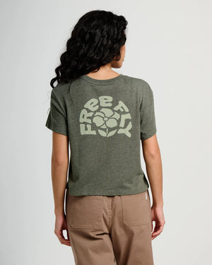 Free Fly Women's Poppy Tee | Heather Dark Forest
