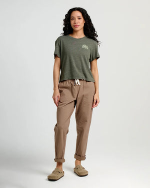 Free Fly Women's Poppy Tee | Heather Dark Forest