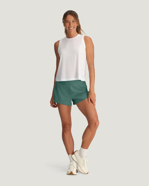Free Fly Women's Bamboo Lined Active Breeze Short 3" | Sea Pine