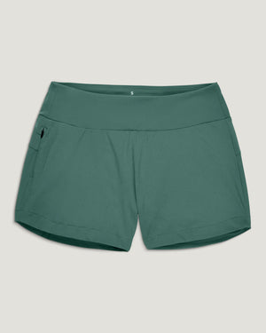 Free Fly Women's Bamboo Lined Active Breeze Short 3" | Sea Pine