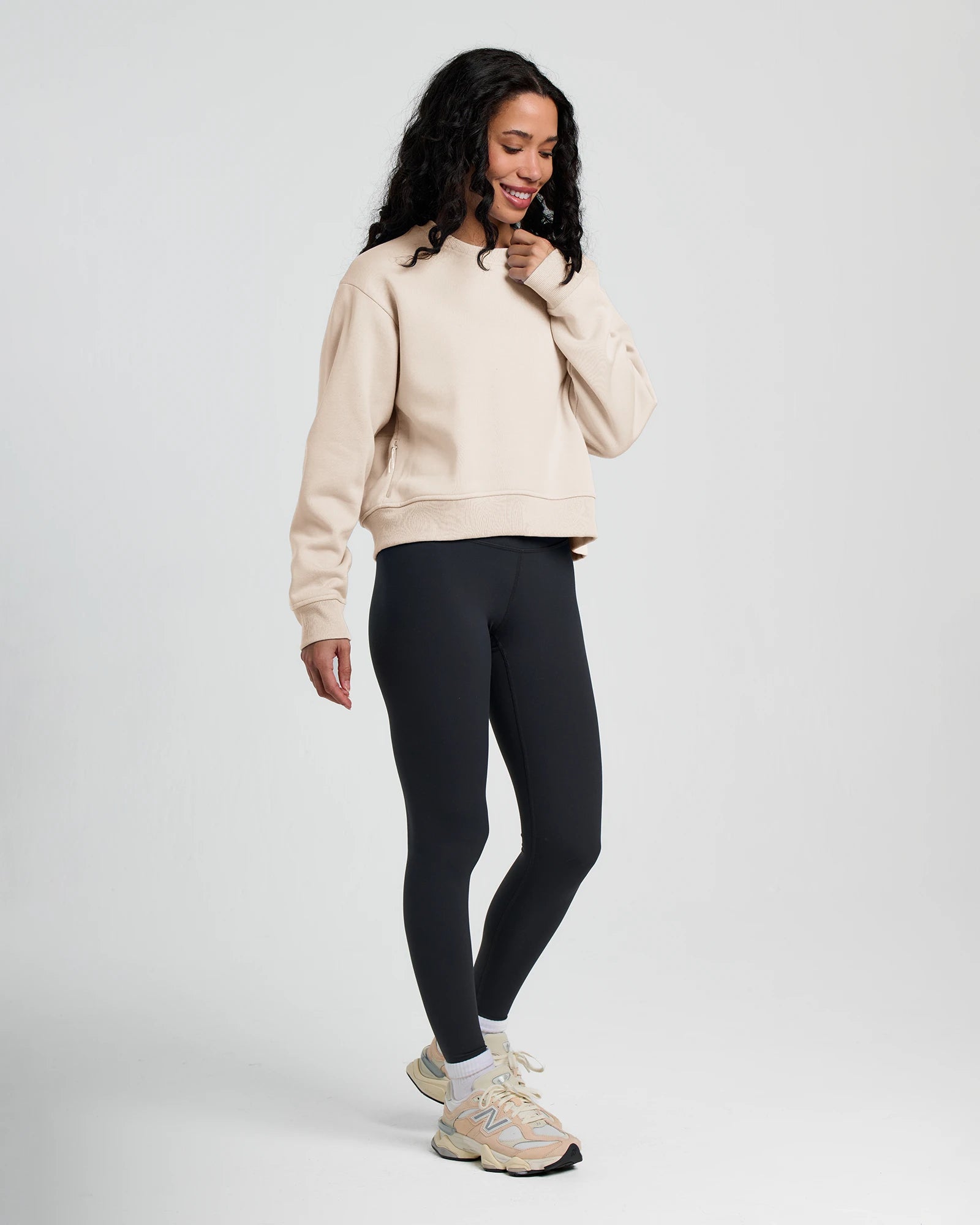 Free Fly Women's Northcoast Fleece Crew | Stone