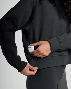 Free Fly Women's Northcoast Fleece Crew | Black