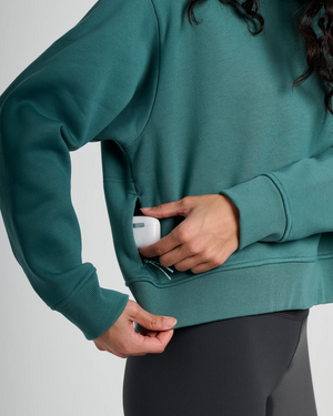 Free Fly Women's Northcoast Fleece Crew | Sea Pine