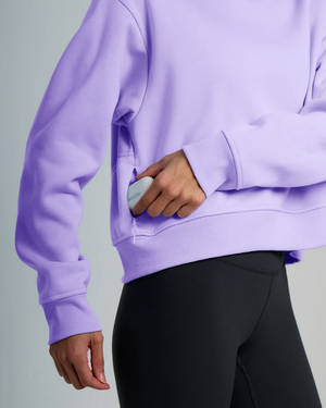 Free Fly Women's Northcoast Fleece Crew | Bright Lavender