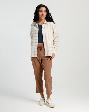 Free Fly Women's Seawool Flannel Shirt | Birch Plaid