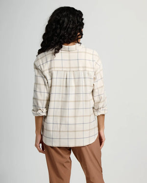 Free Fly Women's Seawool Flannel Shirt | Birch Plaid