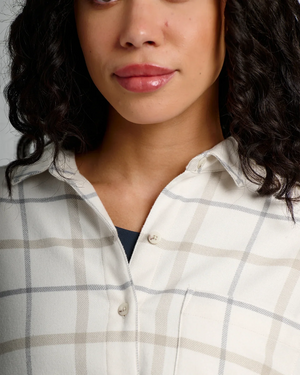 Free Fly Women's Seawool Flannel Shirt | Birch Plaid