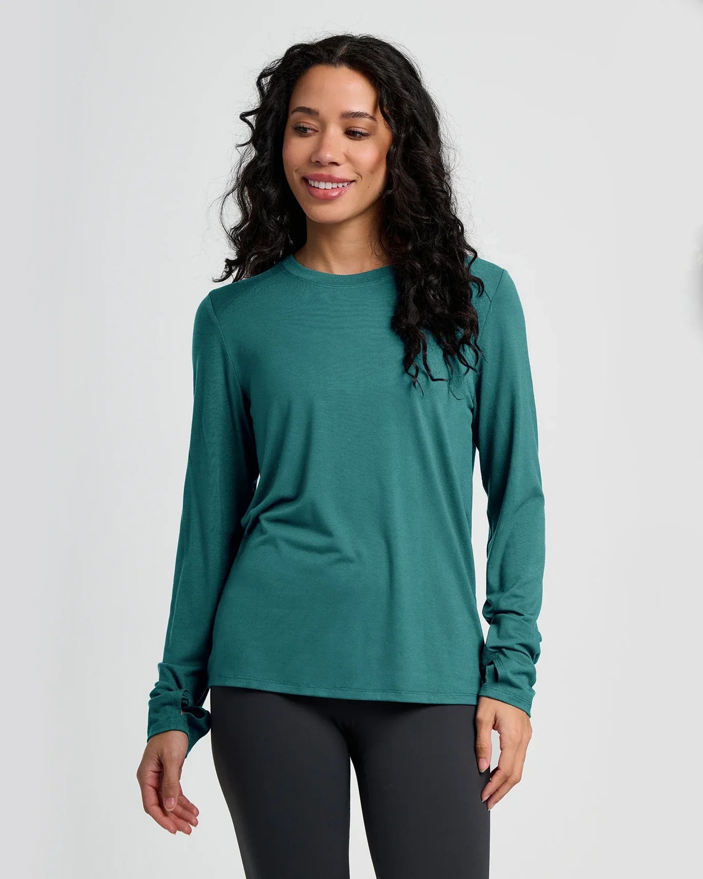 Free Fly Women's Bamboo Shade Long Sleeve II | Sea Pine