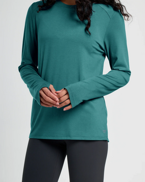 Free Fly Women's Bamboo Shade Long Sleeve II | Sea Pine