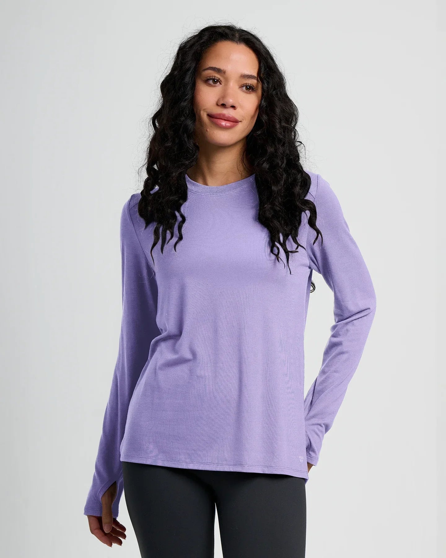 Free Fly Women's Bamboo Shade Long Sleeve II | Bright Lavender
