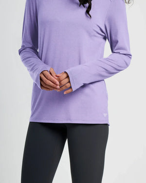 Free Fly Women's Bamboo Shade Long Sleeve II | Bright Lavender
