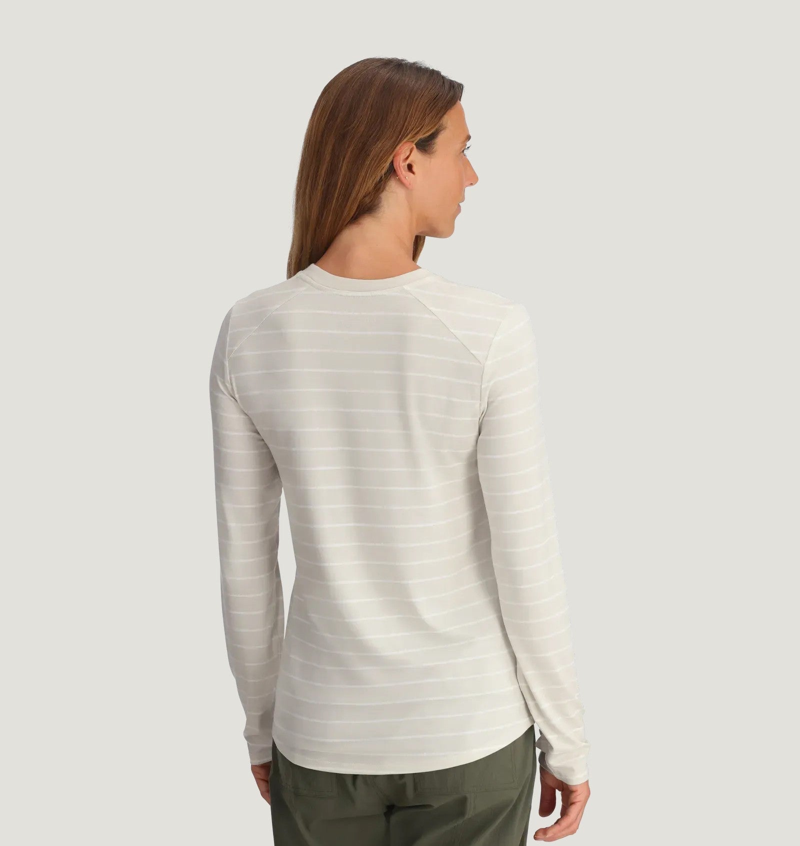Free Fly Women's Bamboo Shade Long Sleeve II | Dash Stripe Birch