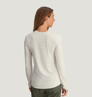 Free Fly Women's Bamboo Shade Long Sleeve II | Dash Stripe Birch