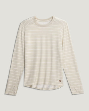 Free Fly Women's Bamboo Shade Long Sleeve II | Dash Stripe Birch