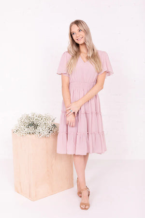 The Jemma Dress / Blush Pink