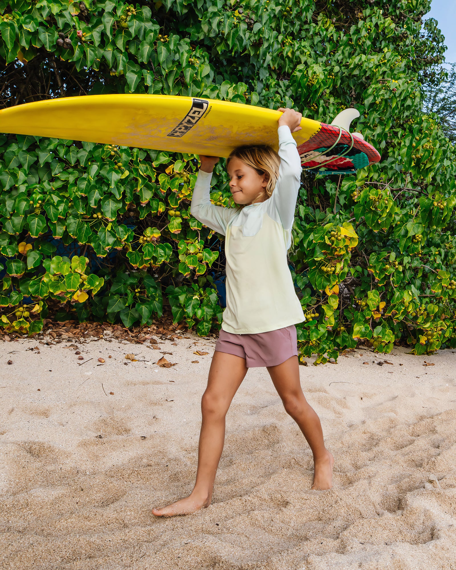 Free Fly Youth Colorblock Bamboo Shade Hoodie | Tropic Sea/Lime