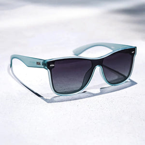 Wear Me Pro Zane Sunglasses | Frosted Sky Frame  / Gradient Sky Lens