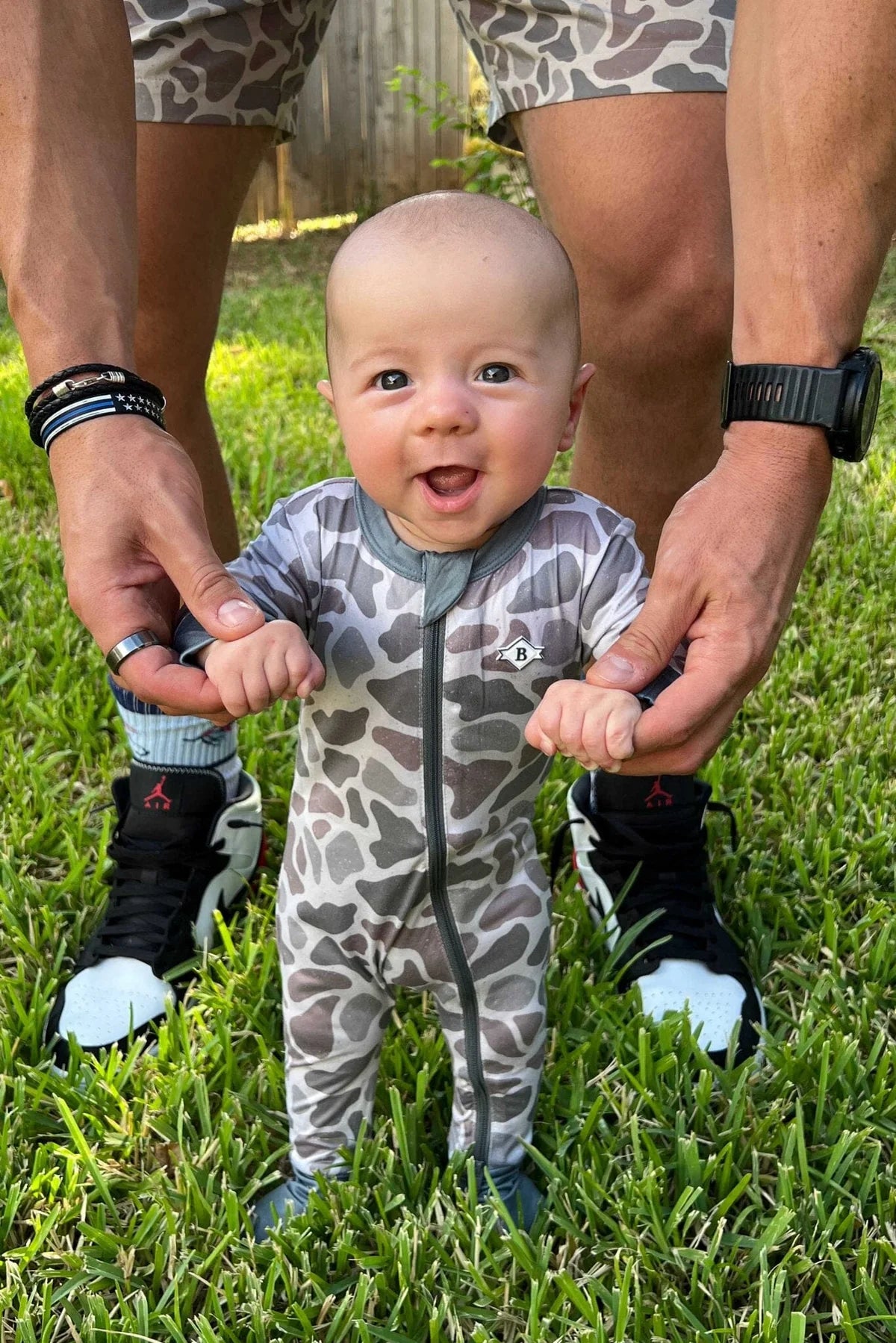 Burlebo Baby Zip Up | Classic Deer Camo