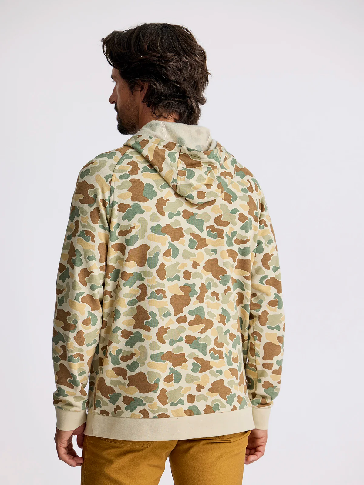 Free Fly Men's Bamboo Lightweight Fleece Hoodie | Vintage Camo