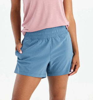 Free Fly Women's Pull On Breeze Shorts - Pacific Blue