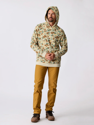 Free Fly Men's Bamboo Lightweight Fleece Hoodie | Vintage Camo