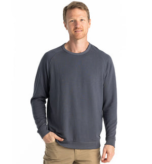 Free Fly Men's Bamboo Lightweight Fleece Crew | Storm Cloud