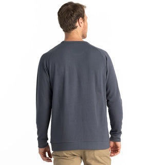 Free Fly Men's Bamboo Lightweight Fleece Crew | Storm Cloud