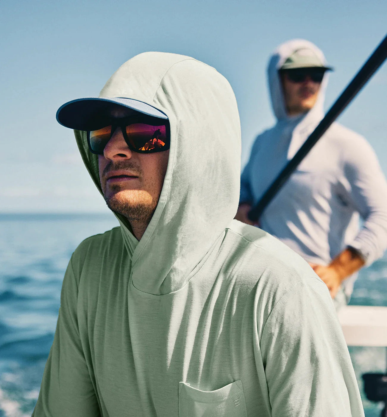 Free Fly Men s Bamboo Lightweight Hoodie Palm Green