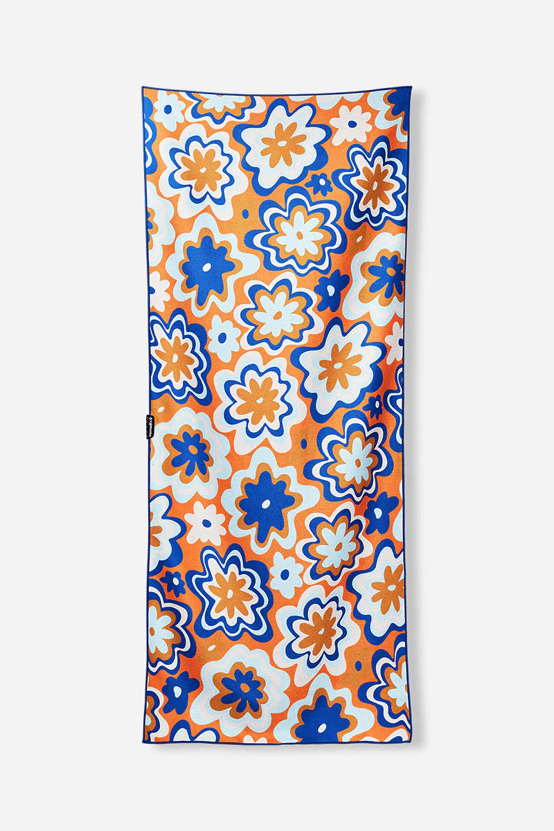 The Original Nomadix Towel | Groovy Flowers / Blue Orange