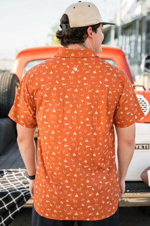 Burlebo Performance Button Up - Gameday in Austin