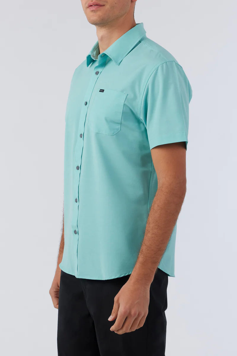 O'Neill TRVLR UPF Traverse Solid Shirt - Aqua