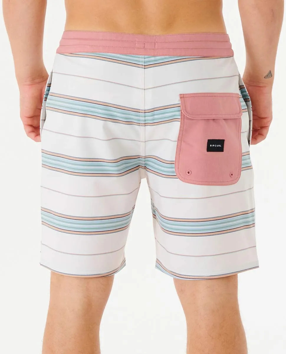 Rip Curl Men's Line Up 18" Layday Boardshorts - Cement