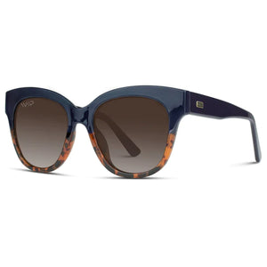 Wear Me Pro Aubrie Polarized Sunglasses: Tortoise Mirror Purple