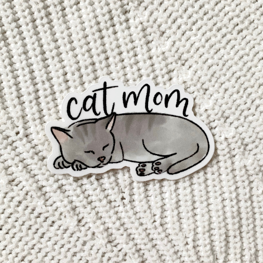 Cat Mom Sticker