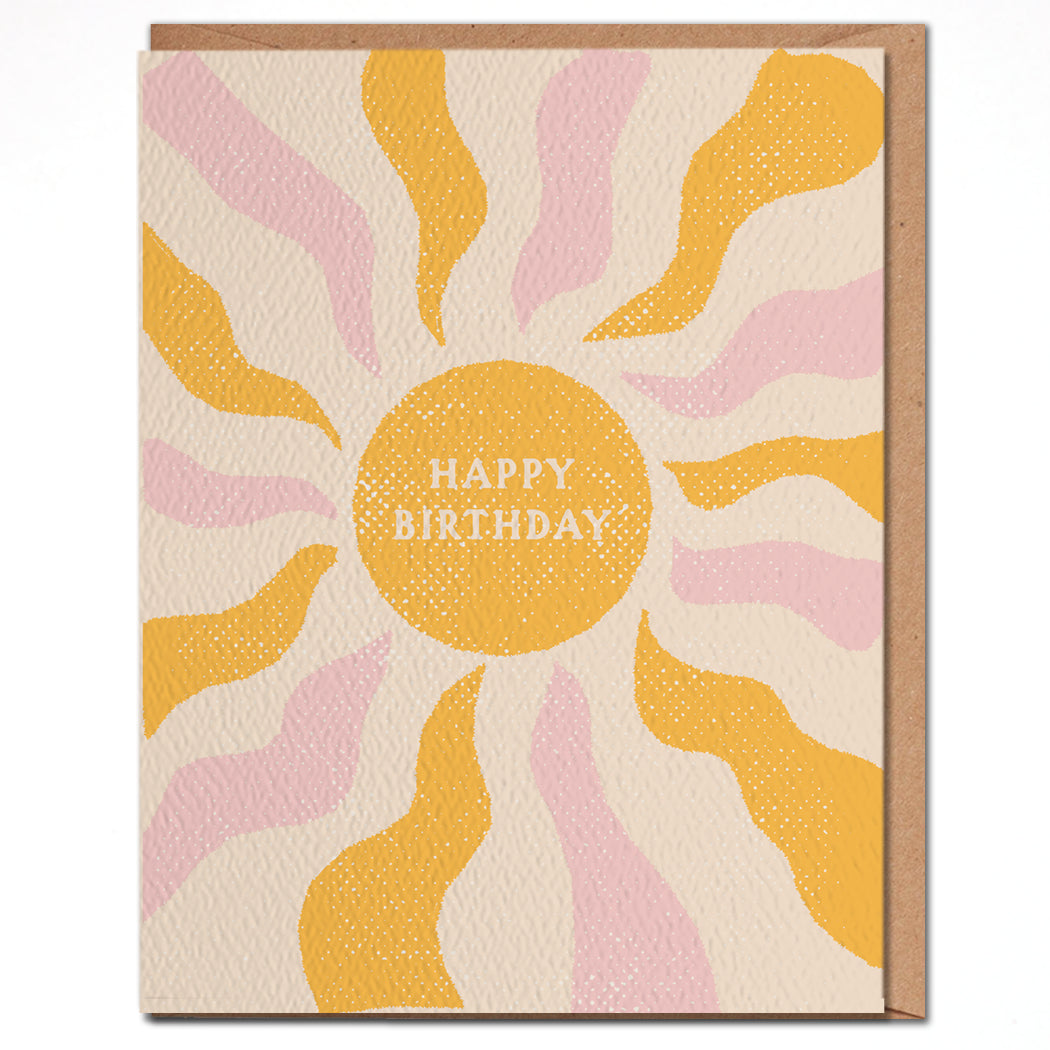 Happy Birthday Sun Card