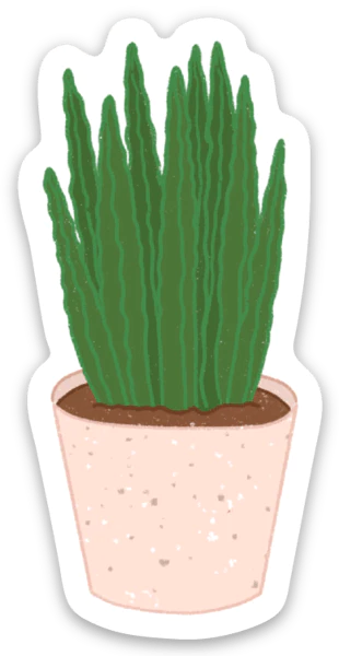 Aloe Plant Sticker