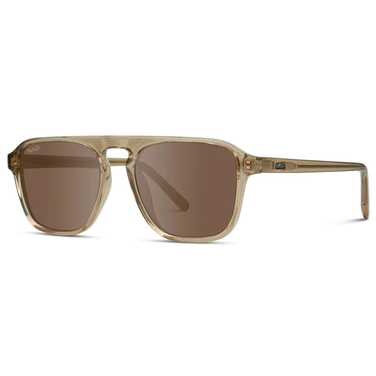 Wear Me Pro Emerson Polarized Sunglasses: Crystal Brown