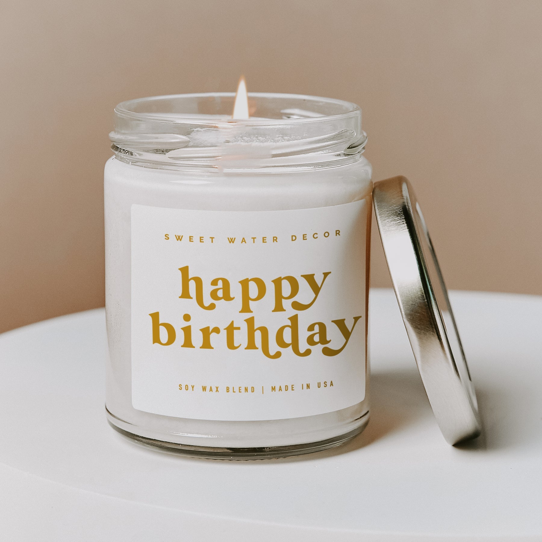 Happy Birthday - Retro Soy Candle