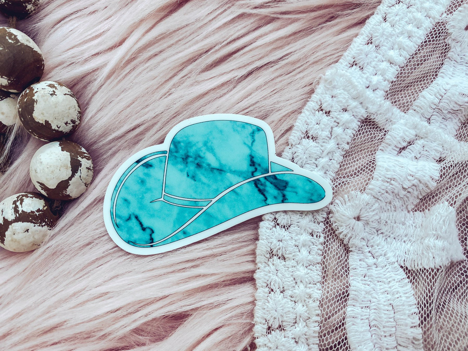 Turquoise Cowboy Hat