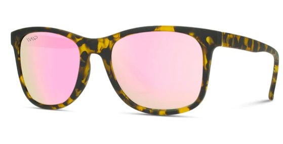 Wear Me Pro Aspen Polarized Sunglasses: Tortoise Pink